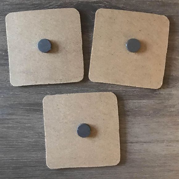 Set of 3 magnets  “Filled with Joy” - Picture 2 of 2